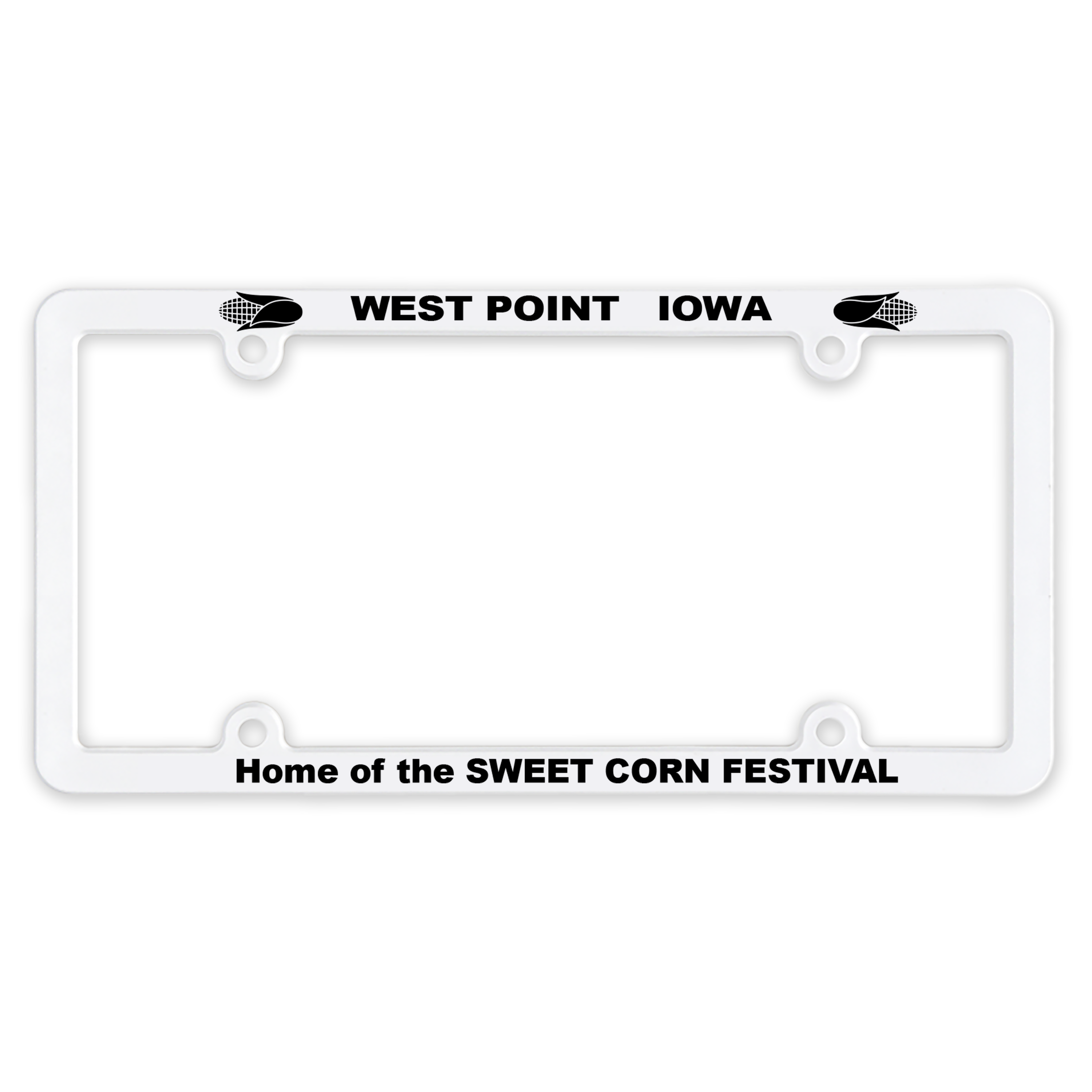 Full-View License Plate Frame